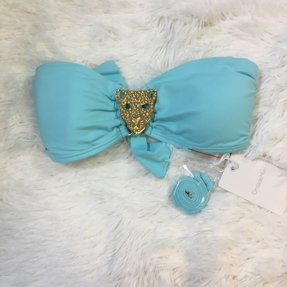 OndadeMar Swim Bandeau  Front Hardware Swim Top - Picture 4 of 5